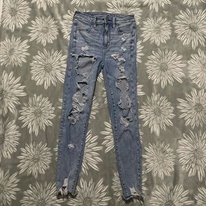American eagle super hi-rise jegging